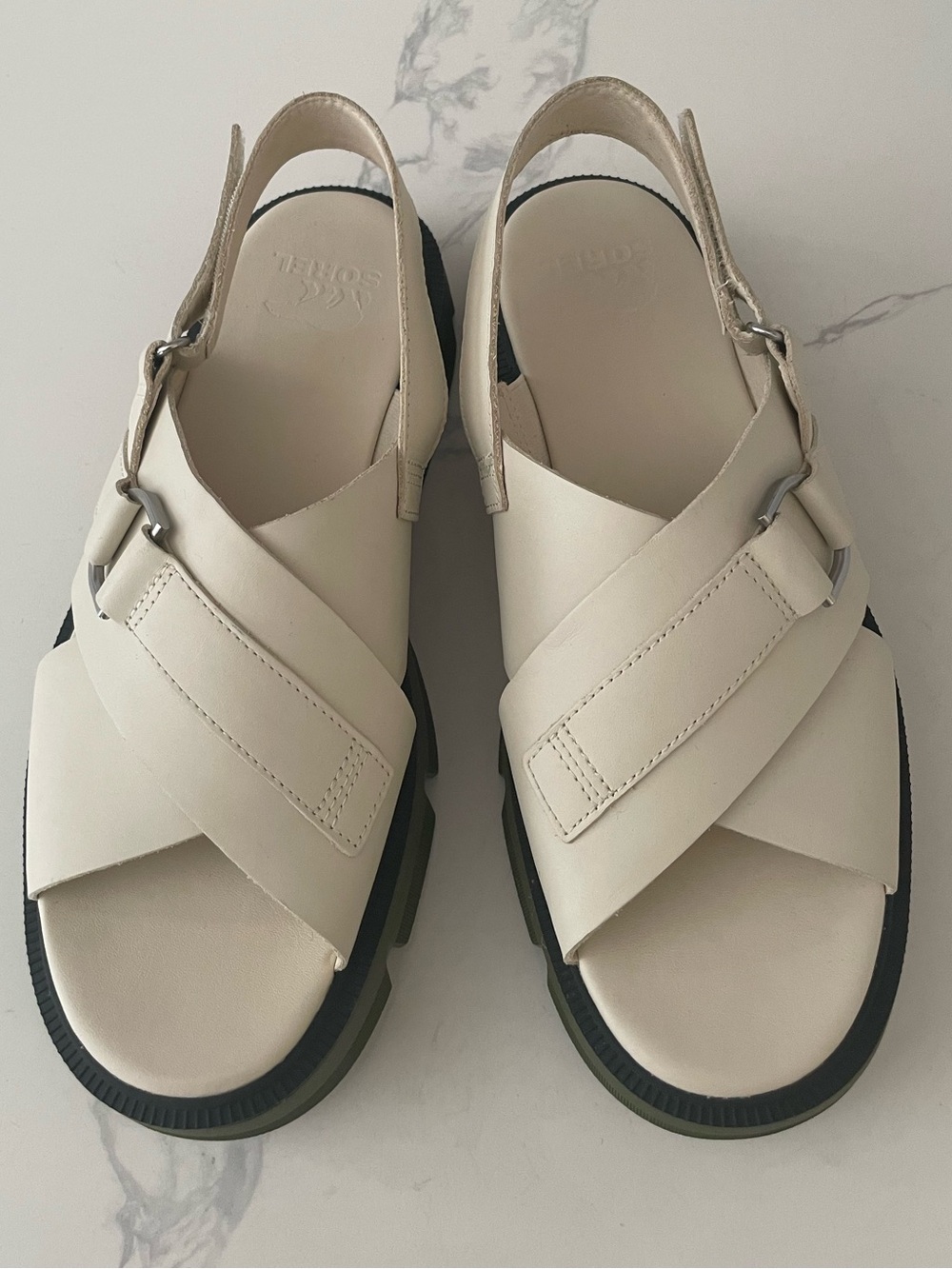 Sorel Rein Crisscross Sandals
